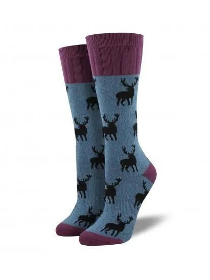 Ladies Outlands Stag Socks