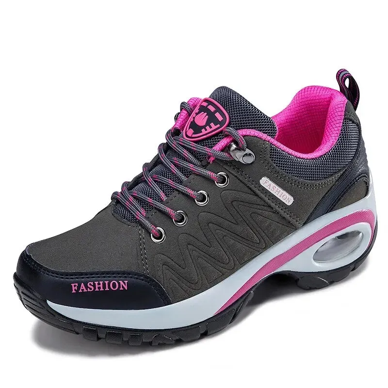 Ladies Sneakers Comfortable Breathable Platform Shoes Fashion Lace Up Female Casual Shoes for Women Outdoor Short Boots