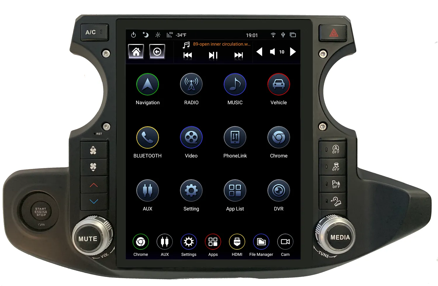 LinksWell - GEN IV - 12.1" T-Style Radio - Jeep JL