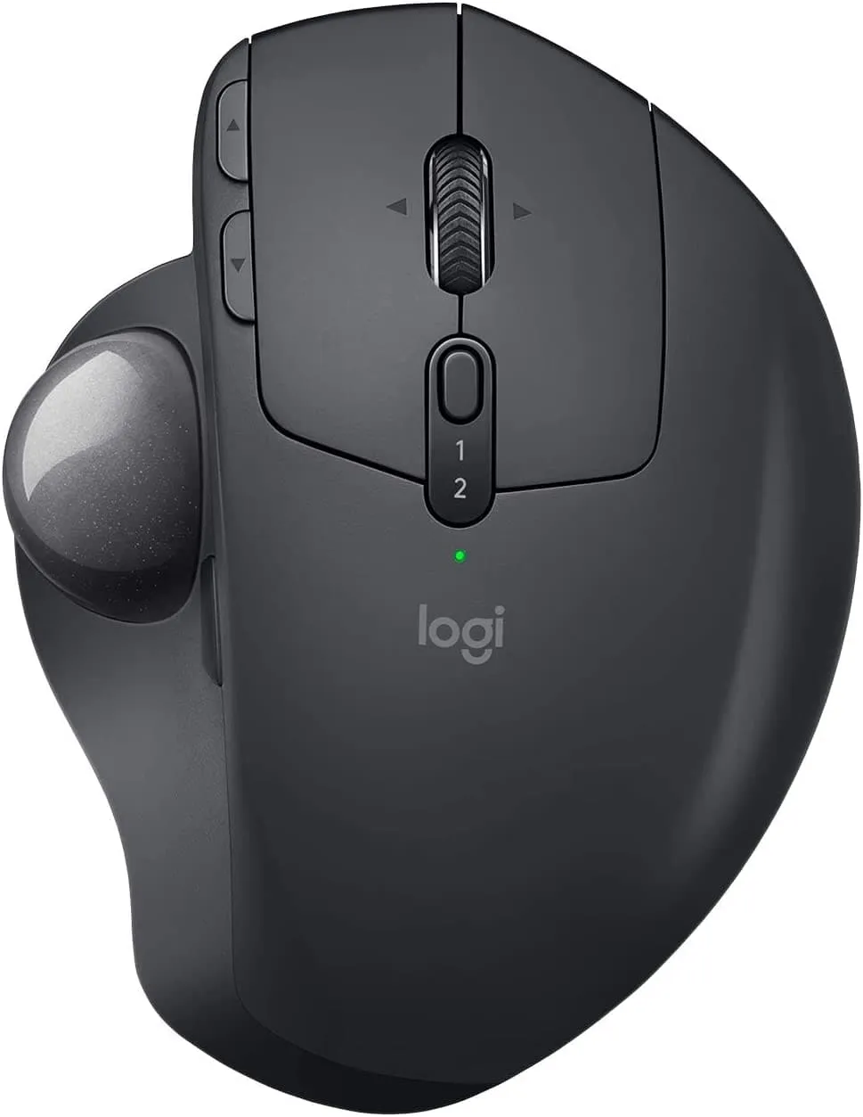 Logitech MX Ergo Wireless Trackball Mouse Bluetooth/2.4GHz, Adjustable Angle, Precision Scroll-Wheel, USB-C Charging, PC/Mac/iPadOS - Black