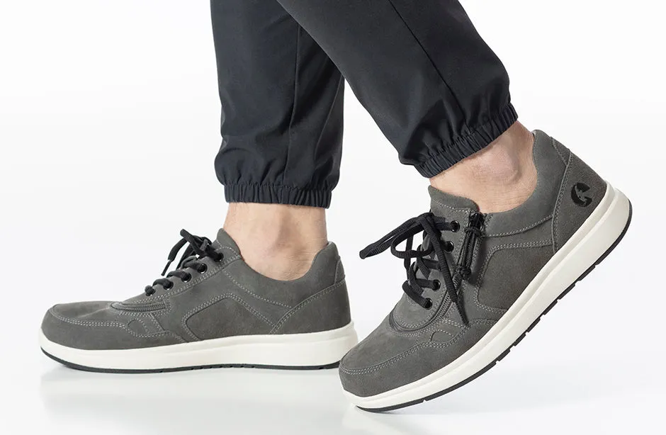 Men's Grey Suede BILLY Comfort Joggers