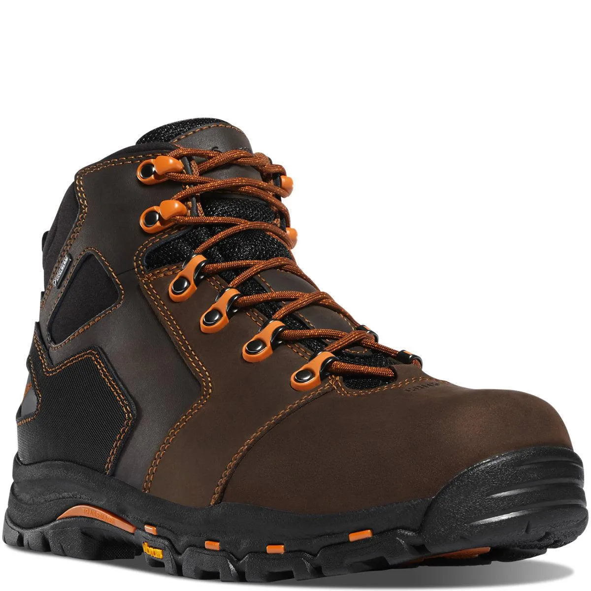 Men's Vicious Work Boot - 4.5" Brown / Orange