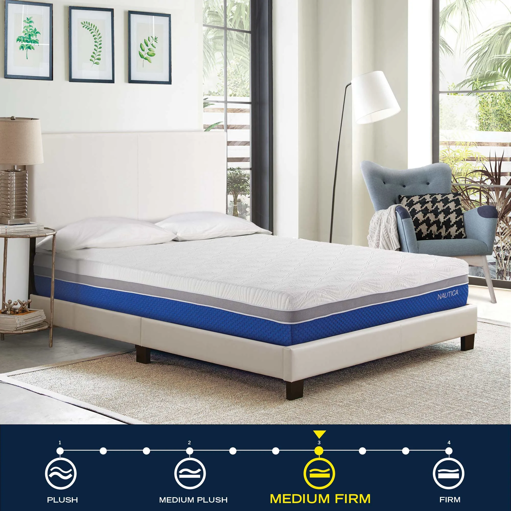 Nautica Home 10" Calm Memory Foam Mattress