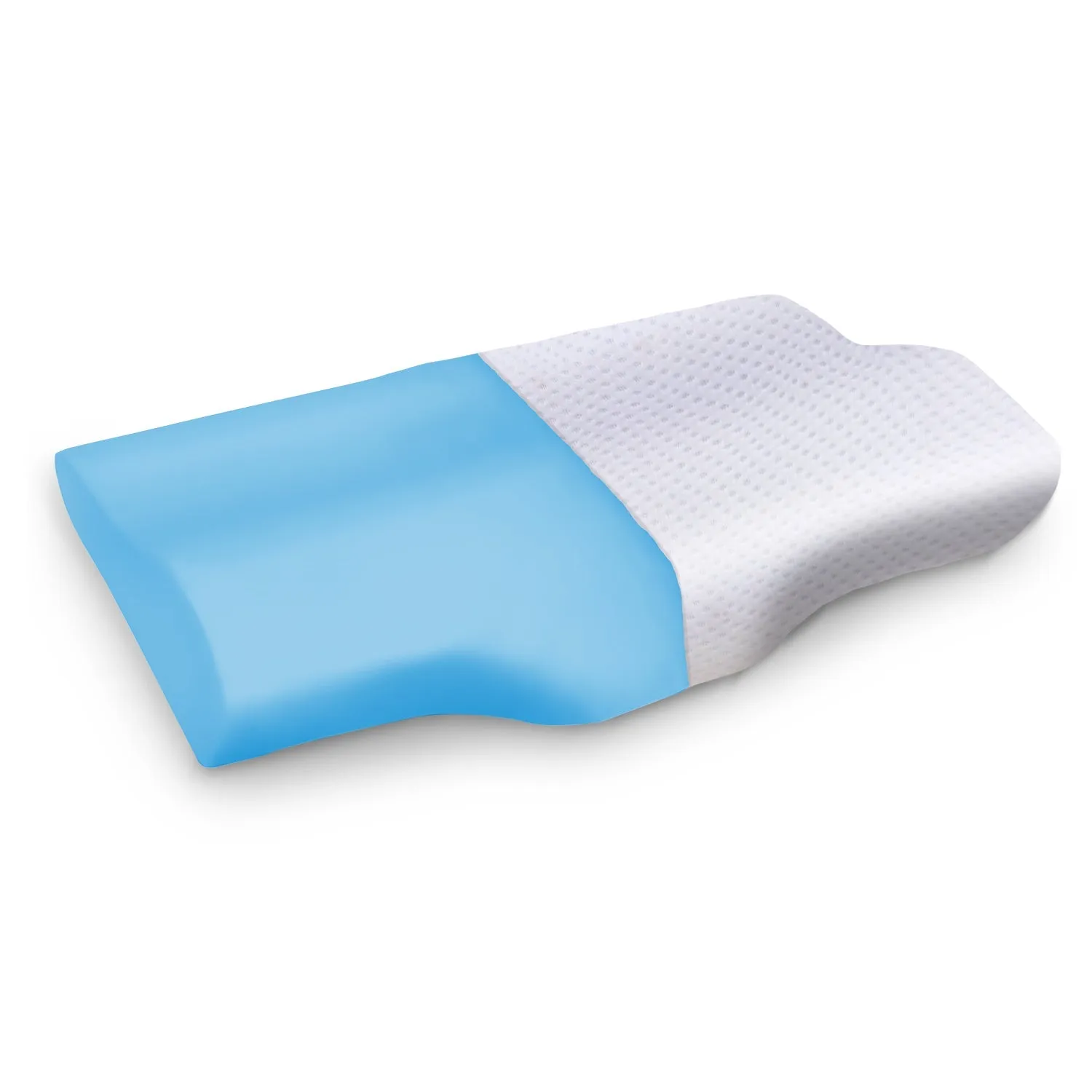 Orthopedic Memory Foam Cervical Butterfly Pillow with Cooling Gel