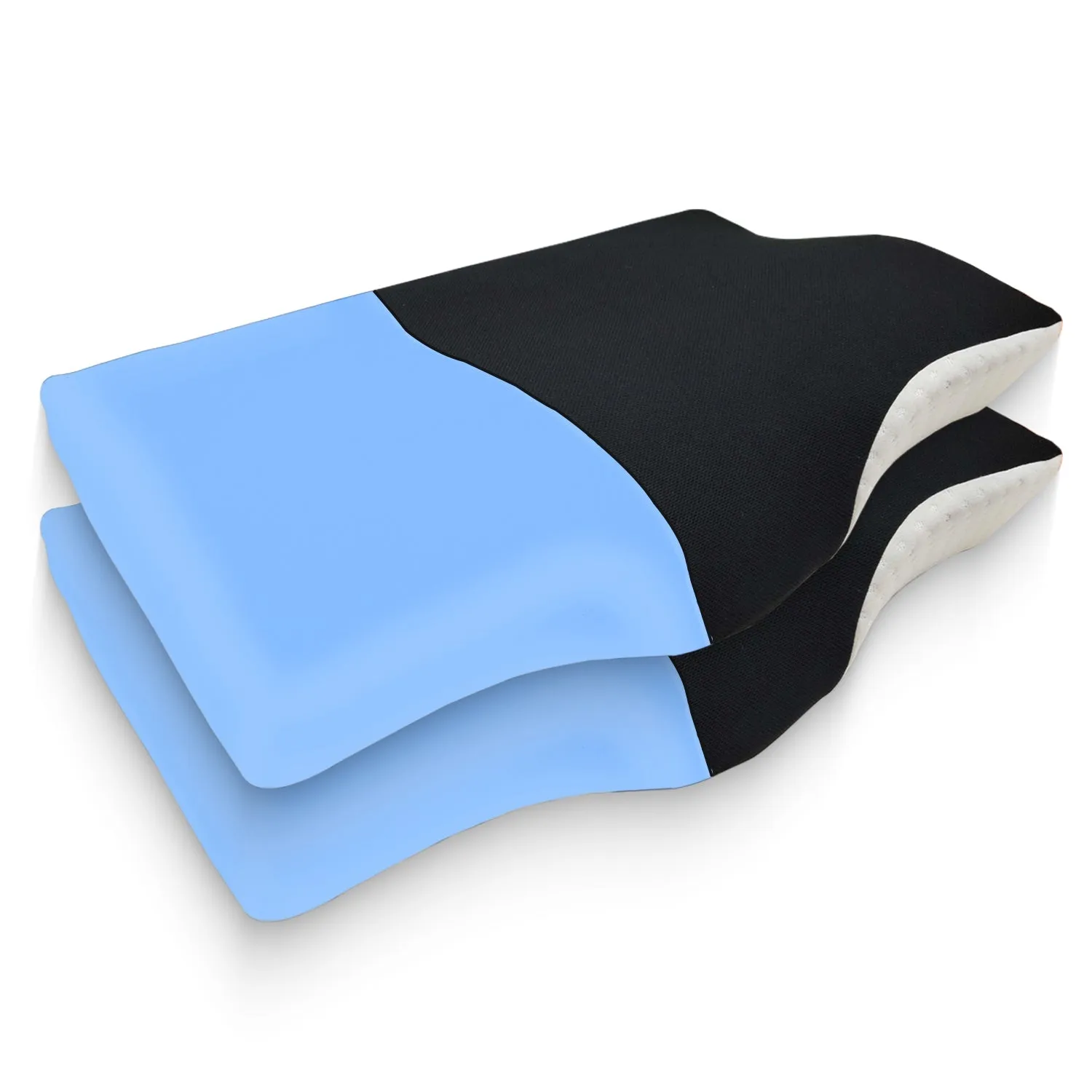 Orthopedic Memory Foam Cervical Butterfly Pillow with Cooling Gel