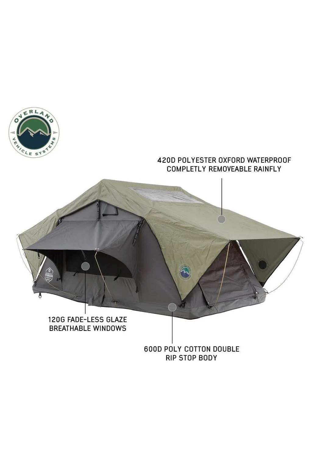 Overland Vehicle Systems Nomadic 3 Standard Roof Top Tent