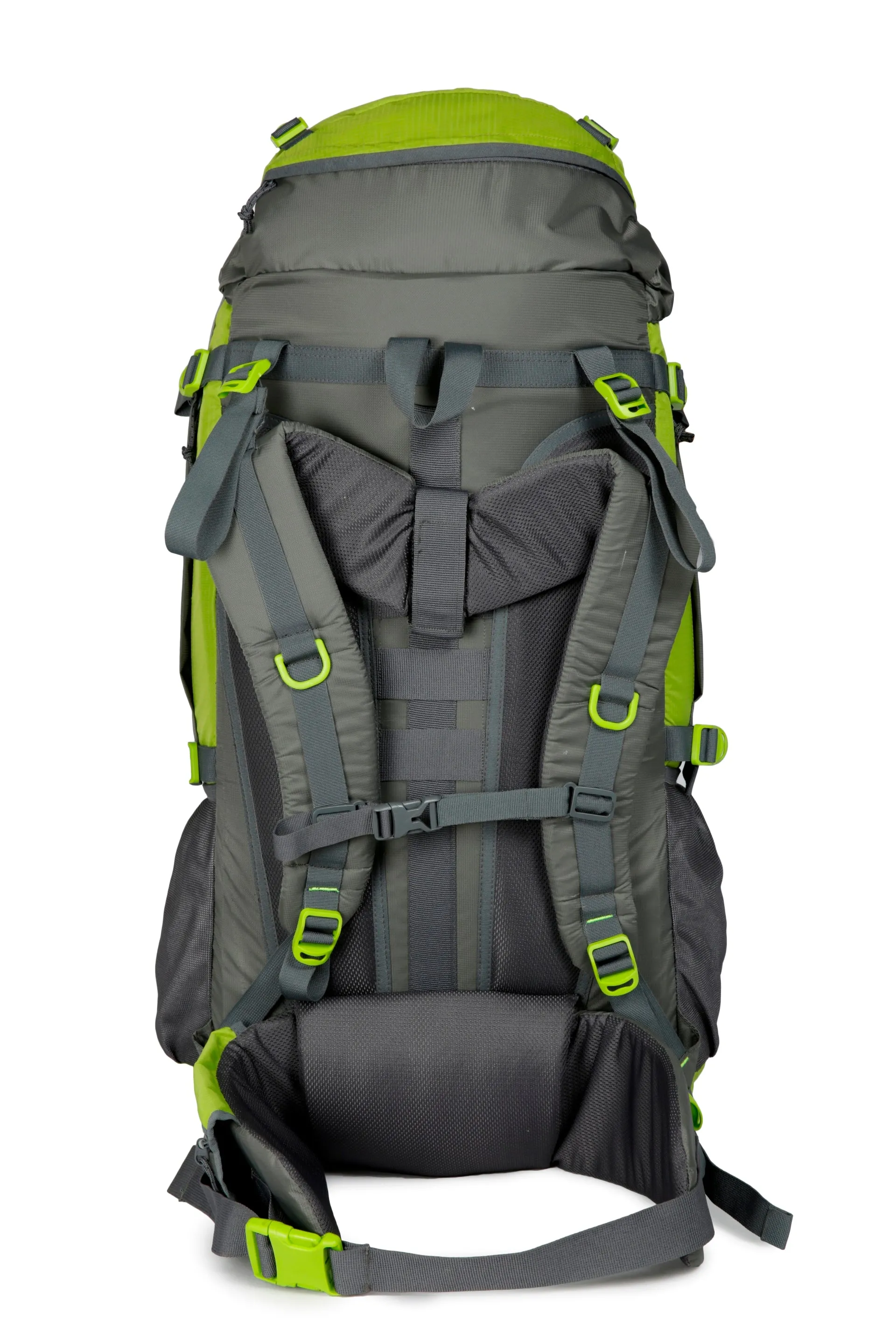 Penny 75L Green Gry Rucksack with Rain Cover