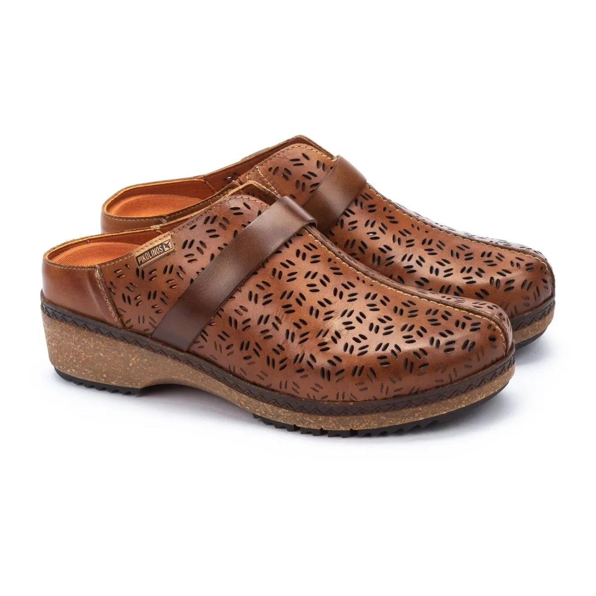 Pikolinos Granada W0w-1965 Women's Loafers Clog In Brandy