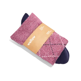 Plum Twist Argyle - 5 pack