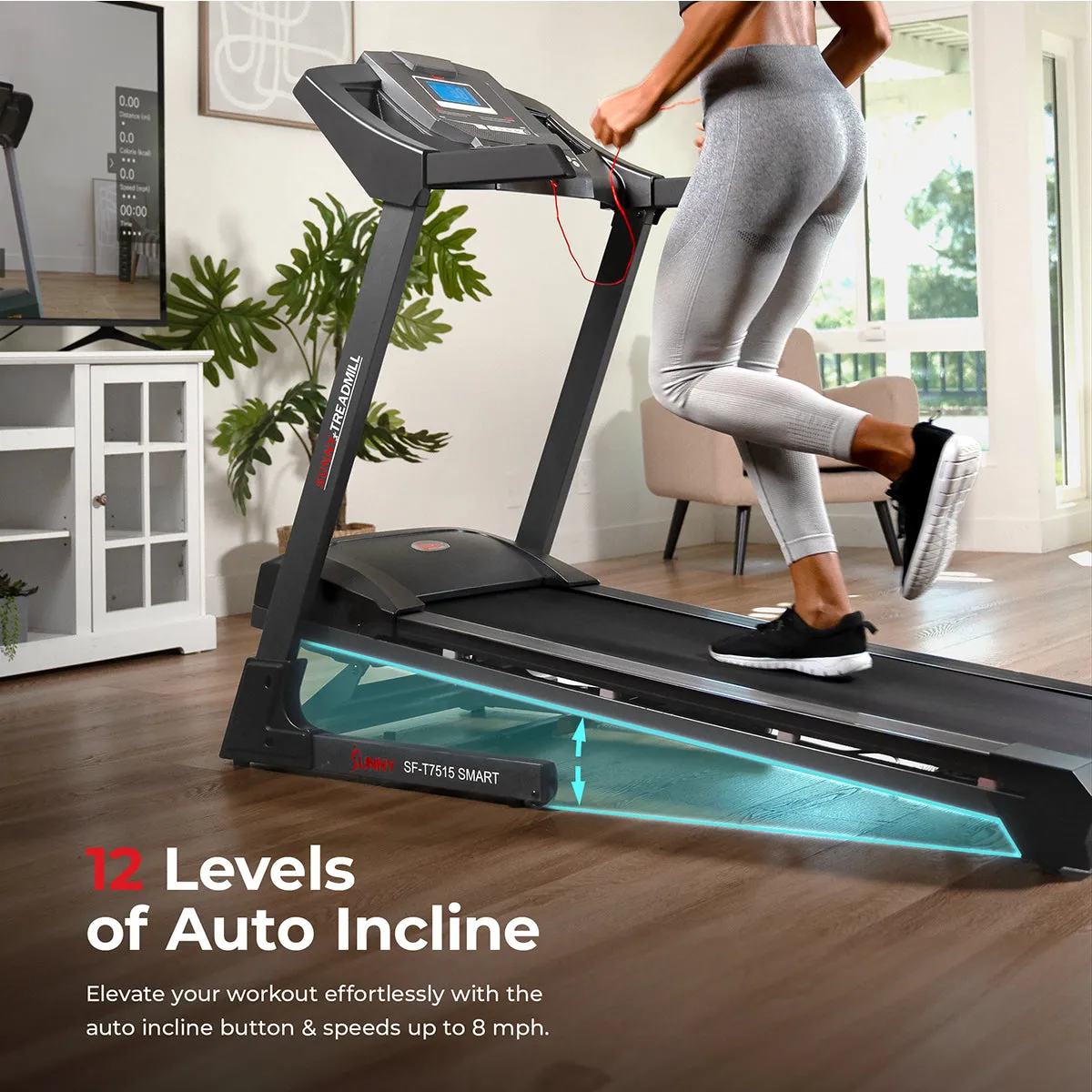 Premium Auto Incline Smart Treadmill