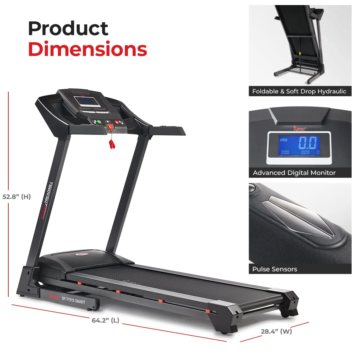 Premium Auto Incline Smart Treadmill