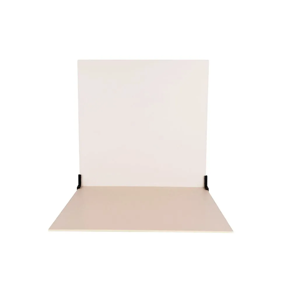 ProBoards Flat Lay Photography Rigid Beige Brown Backdrop - Bare Necessities (60cm x 60cm)