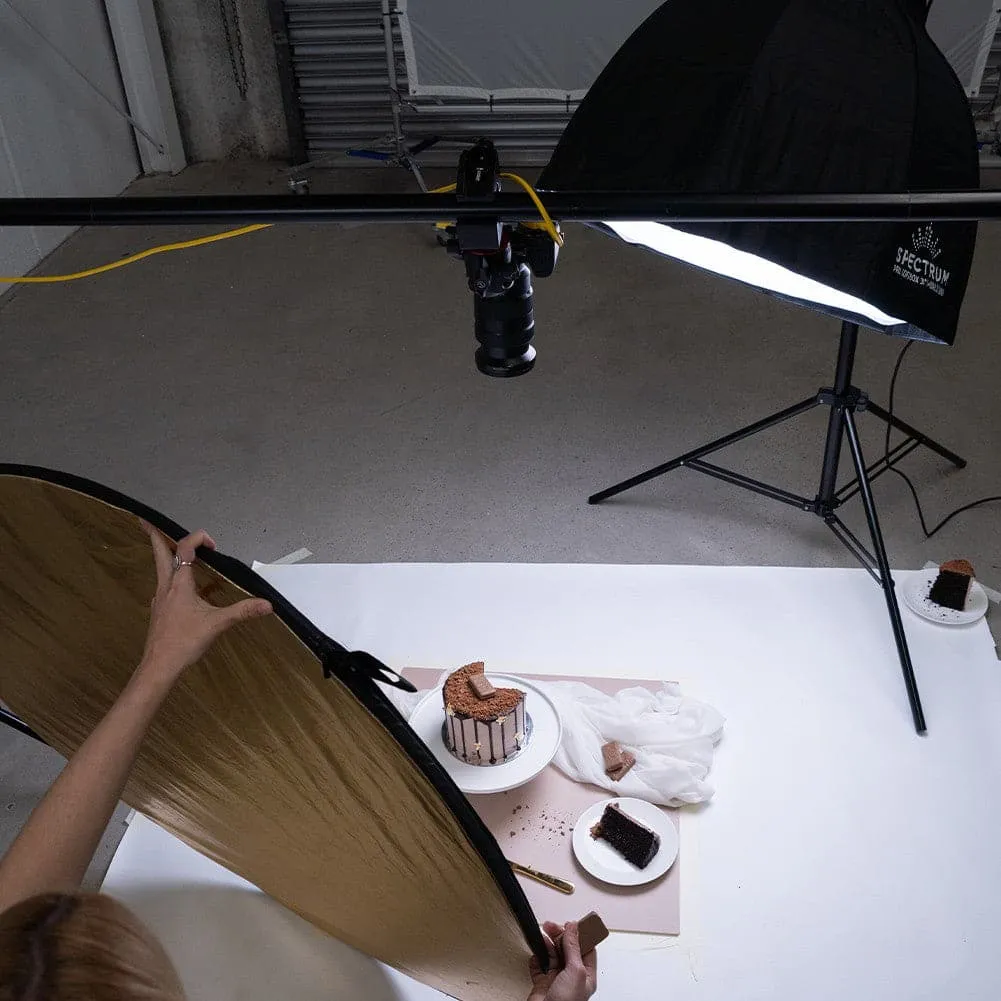 ProBoards Flat Lay Photography Rigid Beige Brown Backdrop - Bare Necessities (60cm x 60cm)