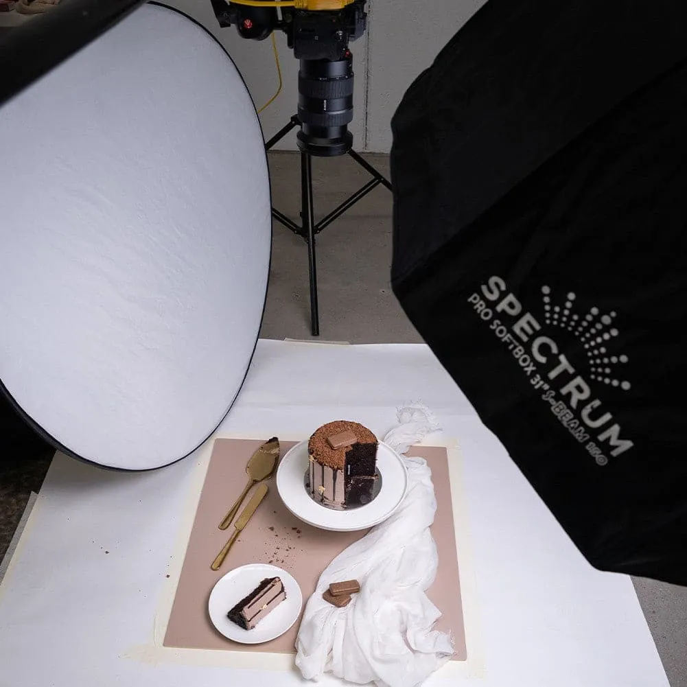 ProBoards Flat Lay Photography Rigid Beige Brown Backdrop - Bare Necessities (60cm x 60cm)