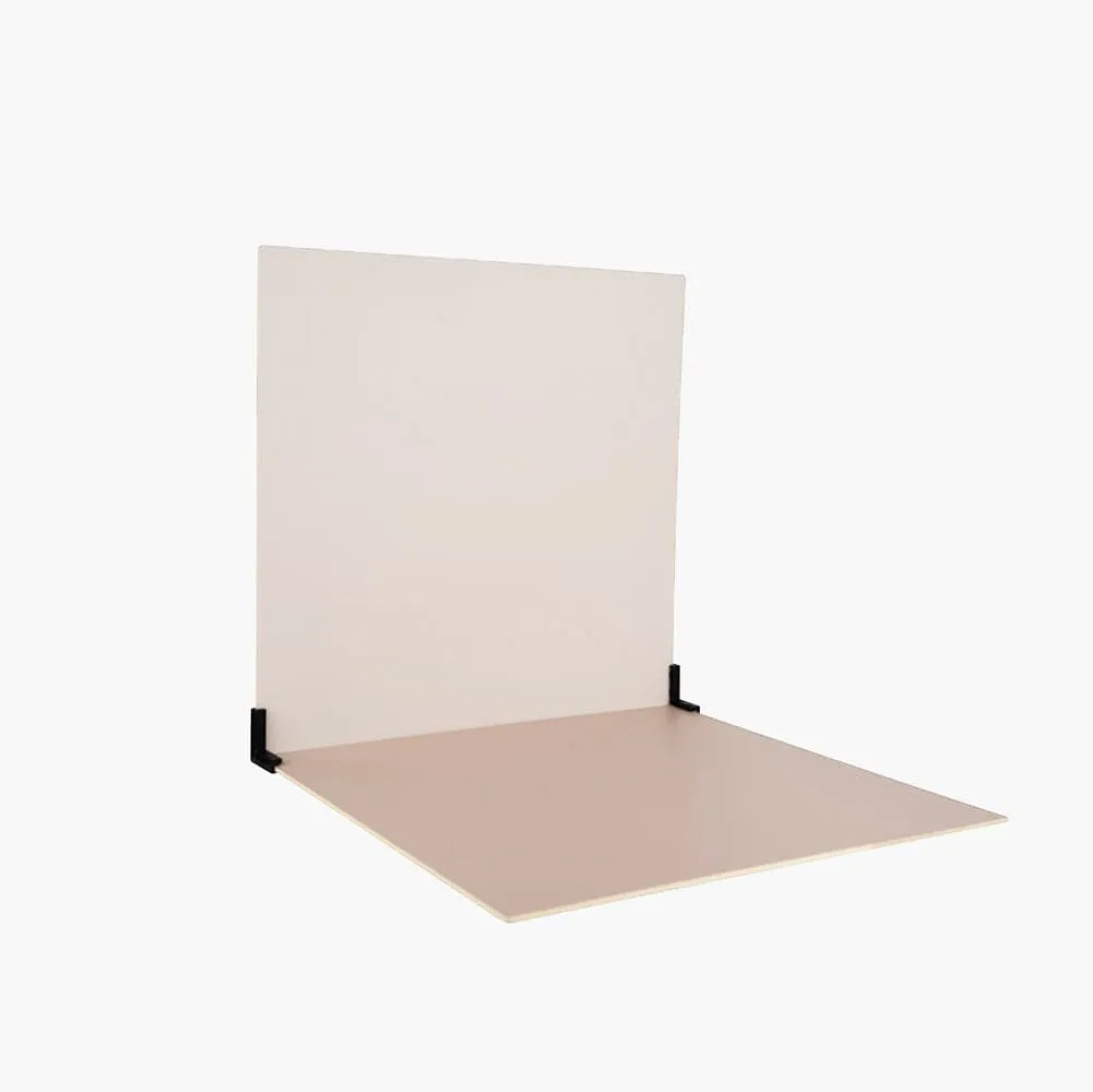 ProBoards Flat Lay Photography Rigid Beige Brown Backdrop - Bare Necessities (60cm x 60cm)