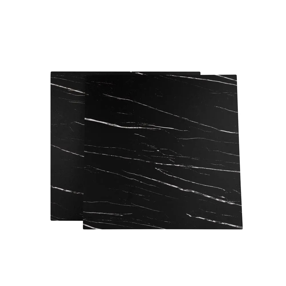 ProBoards Flat Lay Photography Rigid Black & White Marble Backdrop - Tamarama (60cm x 60cm)