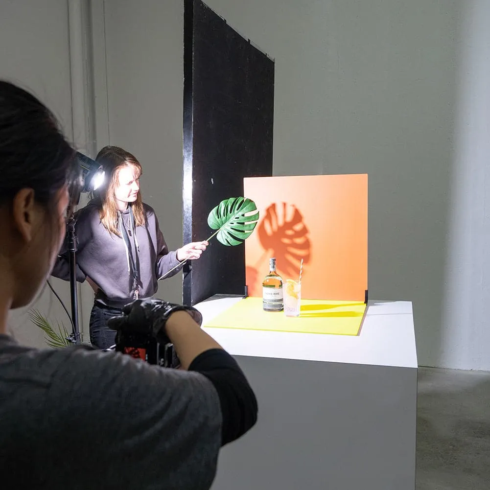 ProBoards Flat Lay Photography Rigid Orange & Yellow Backdrop - Rise & Shine (60cm x 60cm)