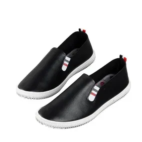 Pu Leather  Slip On Flat