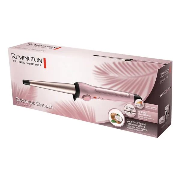 Remington - Coconut Smooth Curling Wand 13-25 Mm CI5901