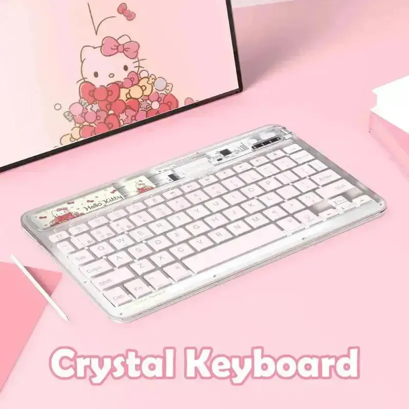 Sanrio Hello Kitty Ambidextrous Mouse and Wireless Keyboard