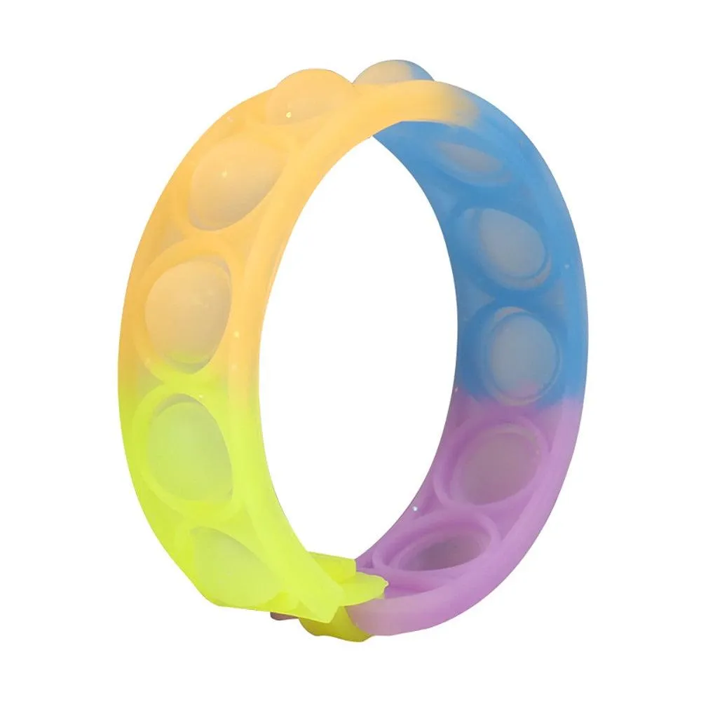 Silicone Pops Bubble Decompression Bracelet