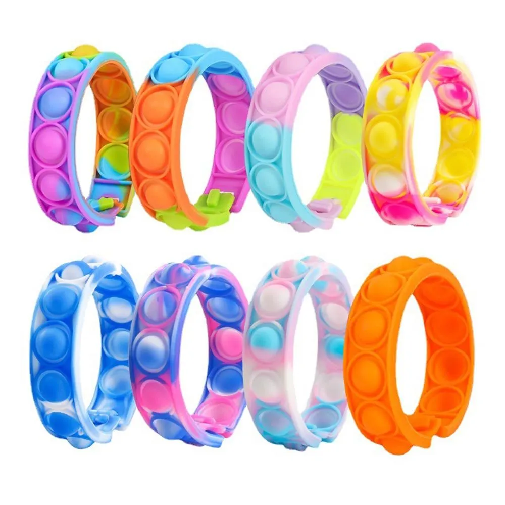 Silicone Pops Bubble Decompression Bracelet