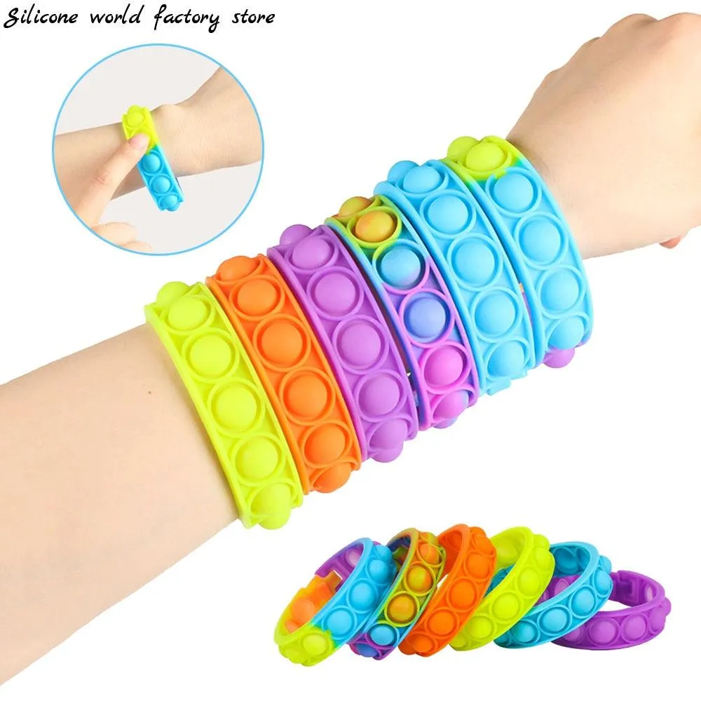 Silicone Pops Bubble Decompression Bracelet