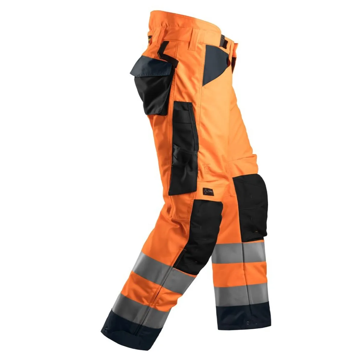 Snickers&#x20;6639&#x20;AllroundWork,&#x20;High-Vis&#x20;37.5&#x20;Insulated&#x20;Trousers&#x2B;,&#x20;Class&#x20;2&#x20;-&#x20;Orange&#x2F;Steel&#x20;Grey