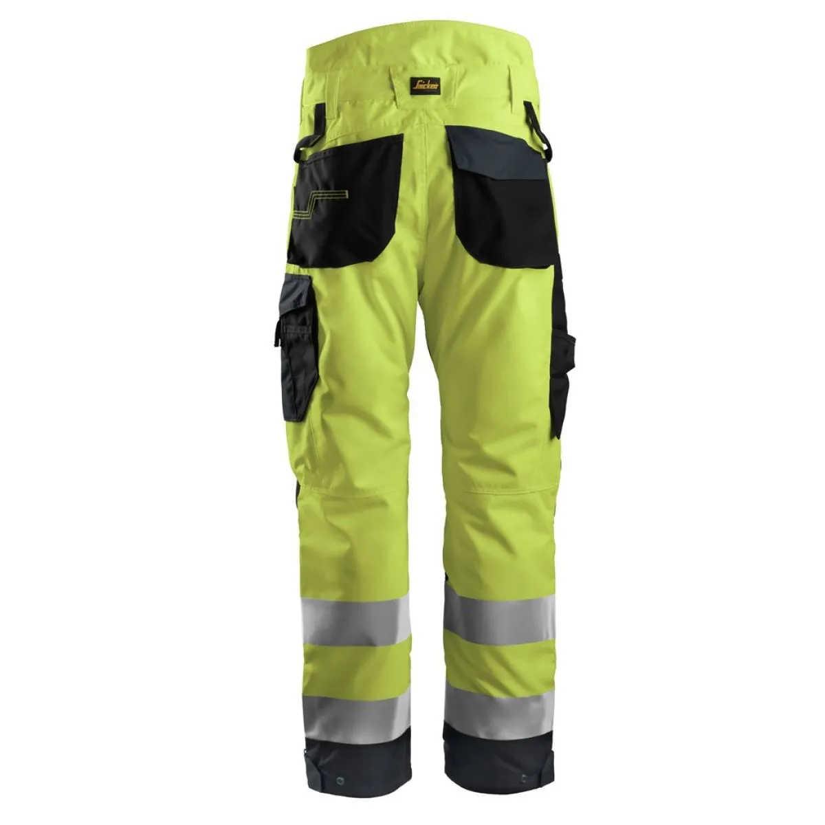 Snickers&#x20;6639&#x20;AllroundWork,&#x20;High-Vis&#x20;37.5&#x20;Insulated&#x20;Trousers&#x2B;,&#x20;Class&#x20;2&#x20;-&#x20;Yellow&#x2F;Steel&#x20;Grey