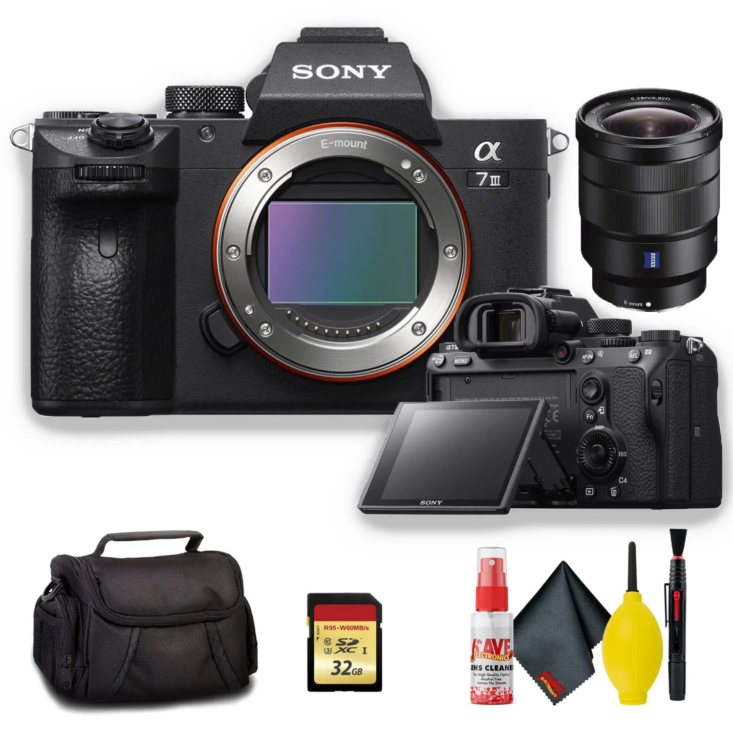 Sony Alpha a7 III Mirrorless Digital Camera with 16-35mm f/4 Lens - Kit