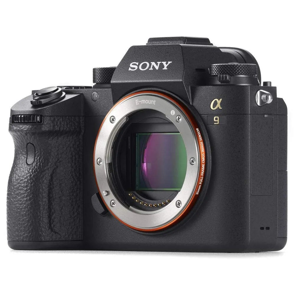 Sony Alpha a9 Mirrorless Camera ILCE9/B With Soft Bag, Additional Battery, 64GB Memory Card, Card Reader , Plus Essential Accessories