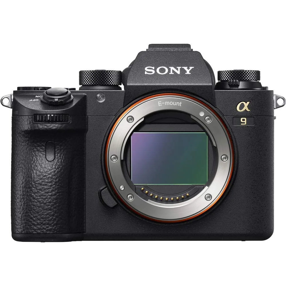 Sony Alpha a9 Mirrorless Camera ILCE9/B With Soft Bag, Additional Battery, 64GB Memory Card, Card Reader , Plus Essential Accessories