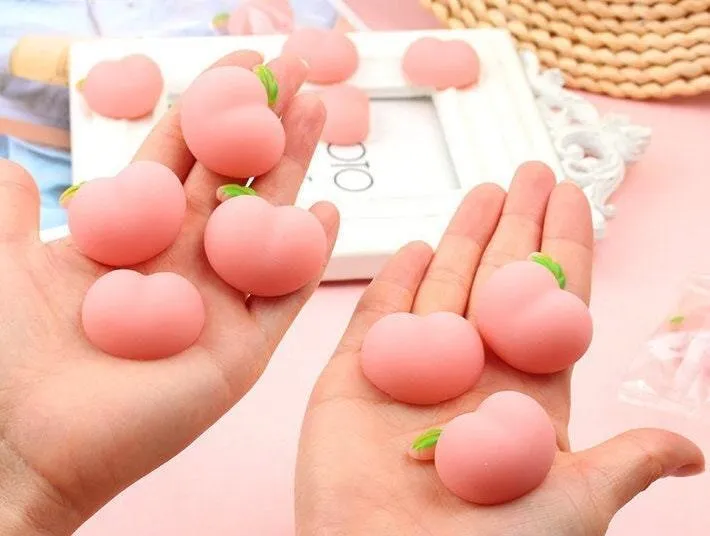 Squishy Toy Peach Squishies Cute Butt Toy Mini Kawaii Squishy Squeeze Toys Stress Relief for Adults Anti Stress Ball