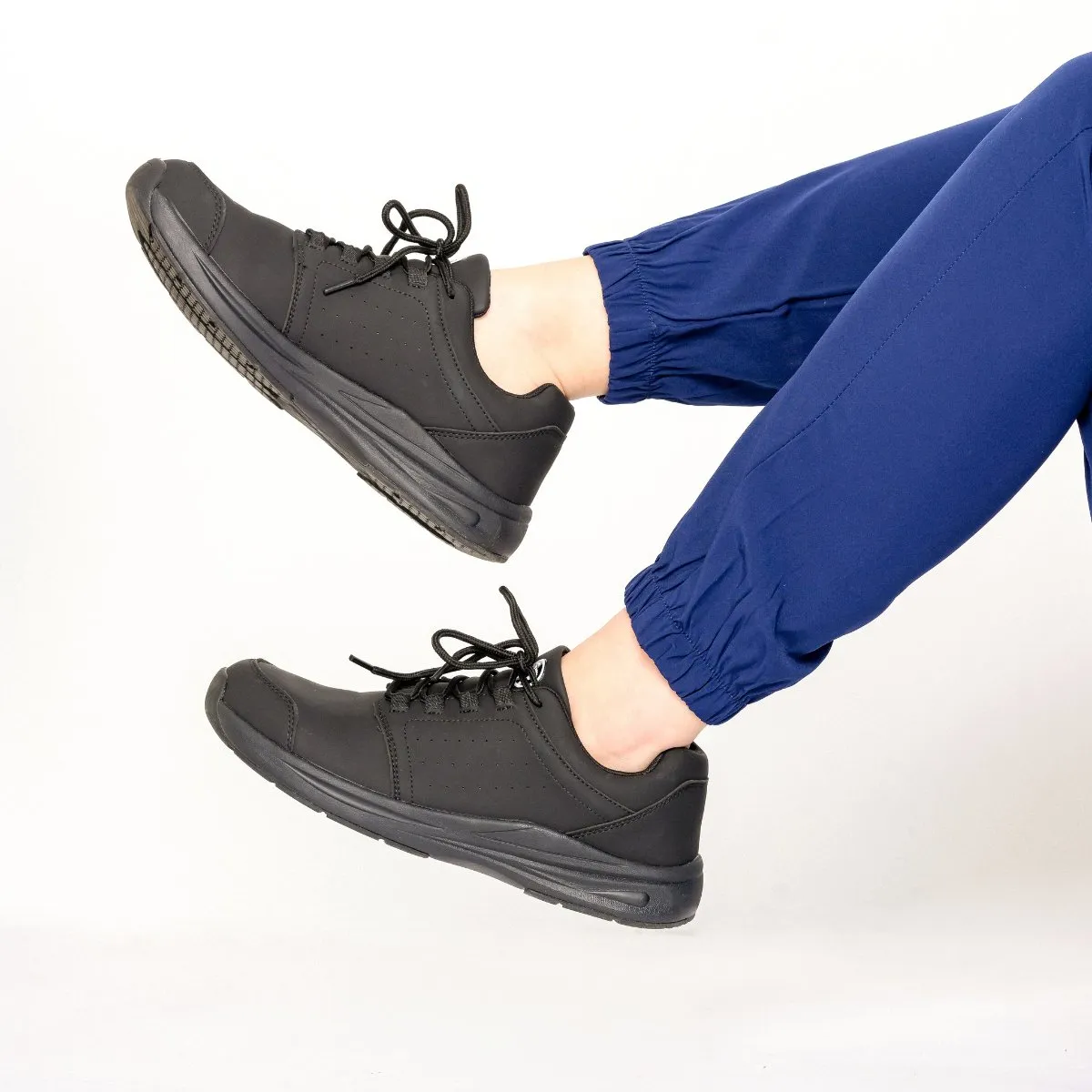 Stride Cushion Shoes - Midnight Black