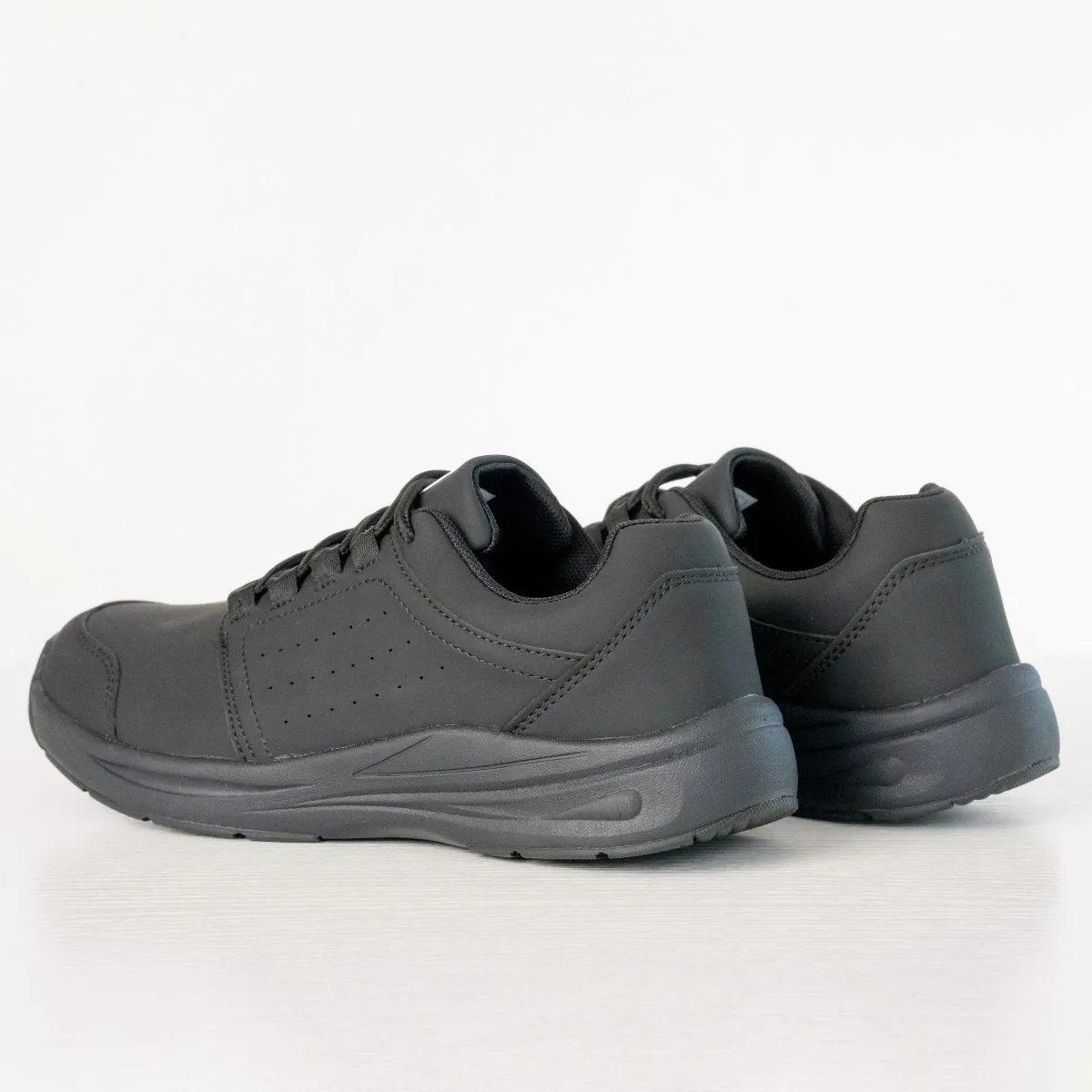 Stride Cushion Shoes - Midnight Black