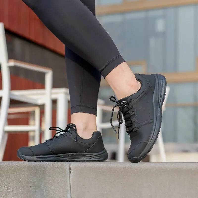 Stride Cushion Shoes - Midnight Black