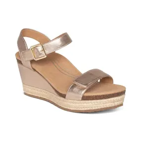 Sydney Quarter Strap Espadrille Wedge - In Multi Colors