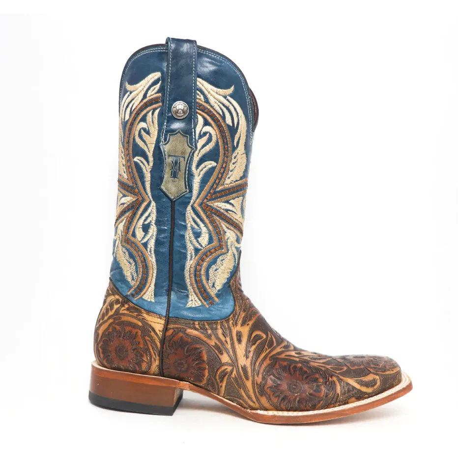 TM205544 - Tanner Mark Men's Yoakum Boot - Jungle Saddle Tooled