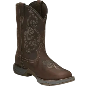 Tony Lama Men's Junction Dark Brown Waterproof Square Toe Work Boots RR3353