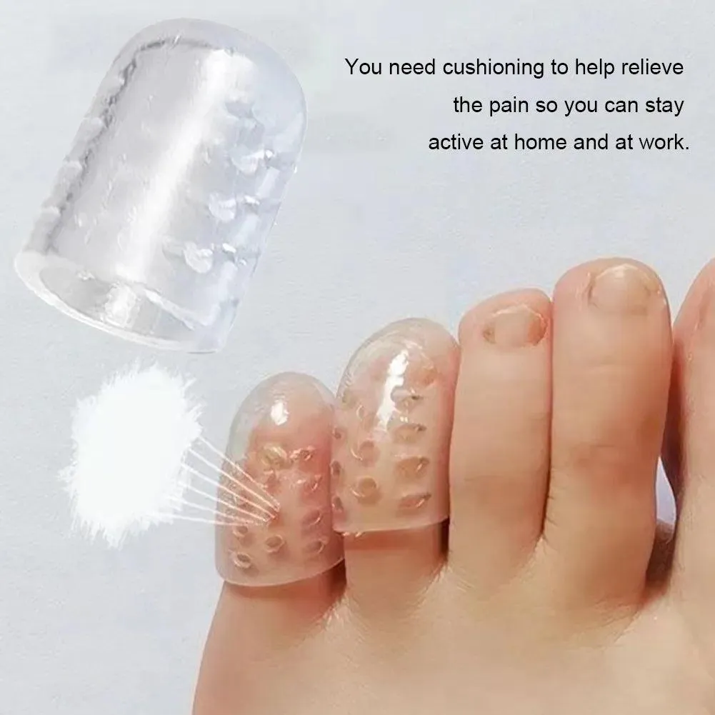 Transparent Silicone Toe Separators for Foot Pain Relief - Ultimate Comfort Experience