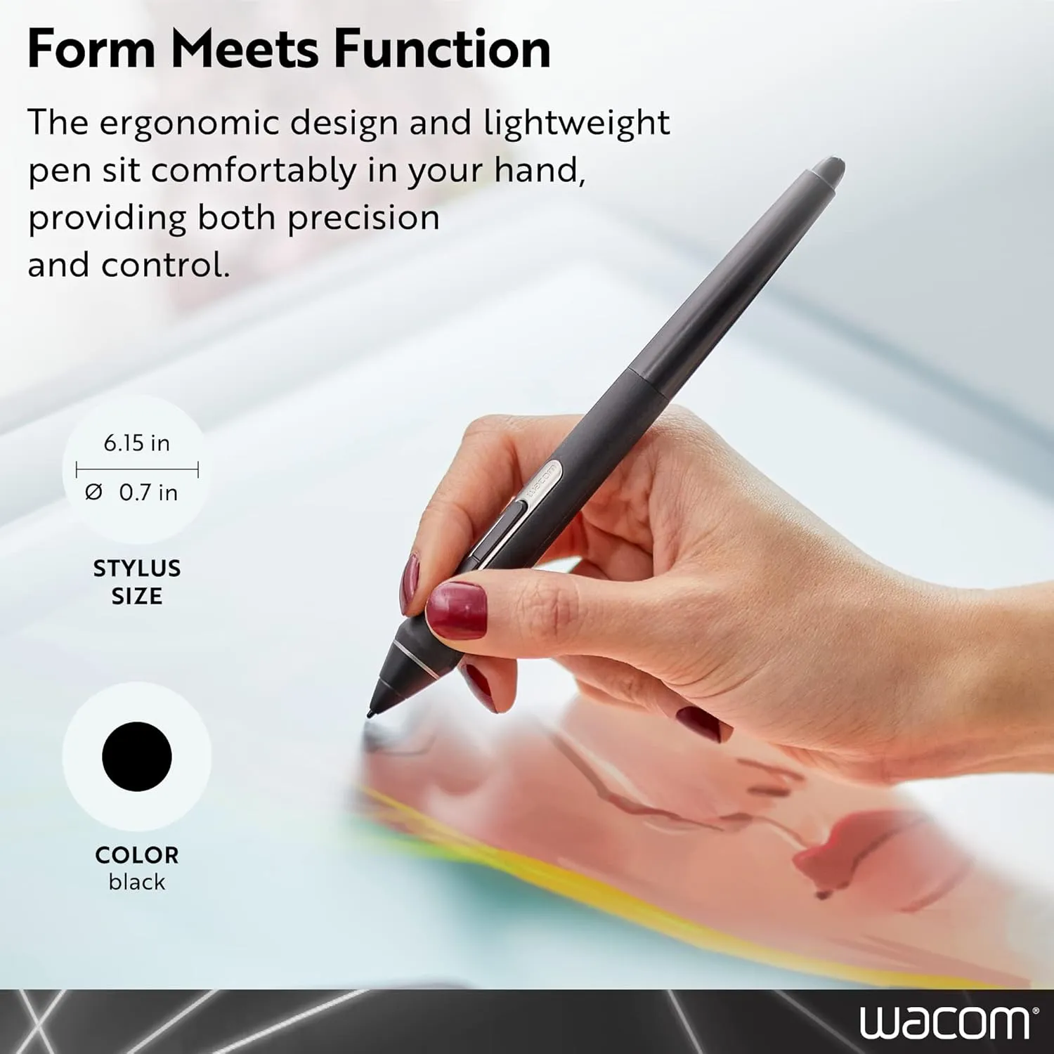 Wacom Pro Pen 2 (KP504E) - Compatible Cintiq Pro & MobileStudio Pro,Black