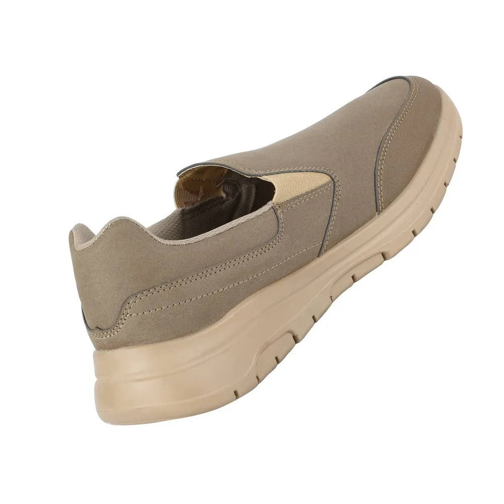 Warrior Camel Non-Lacing Casual Shoes For men Casual-Walk By Liberty