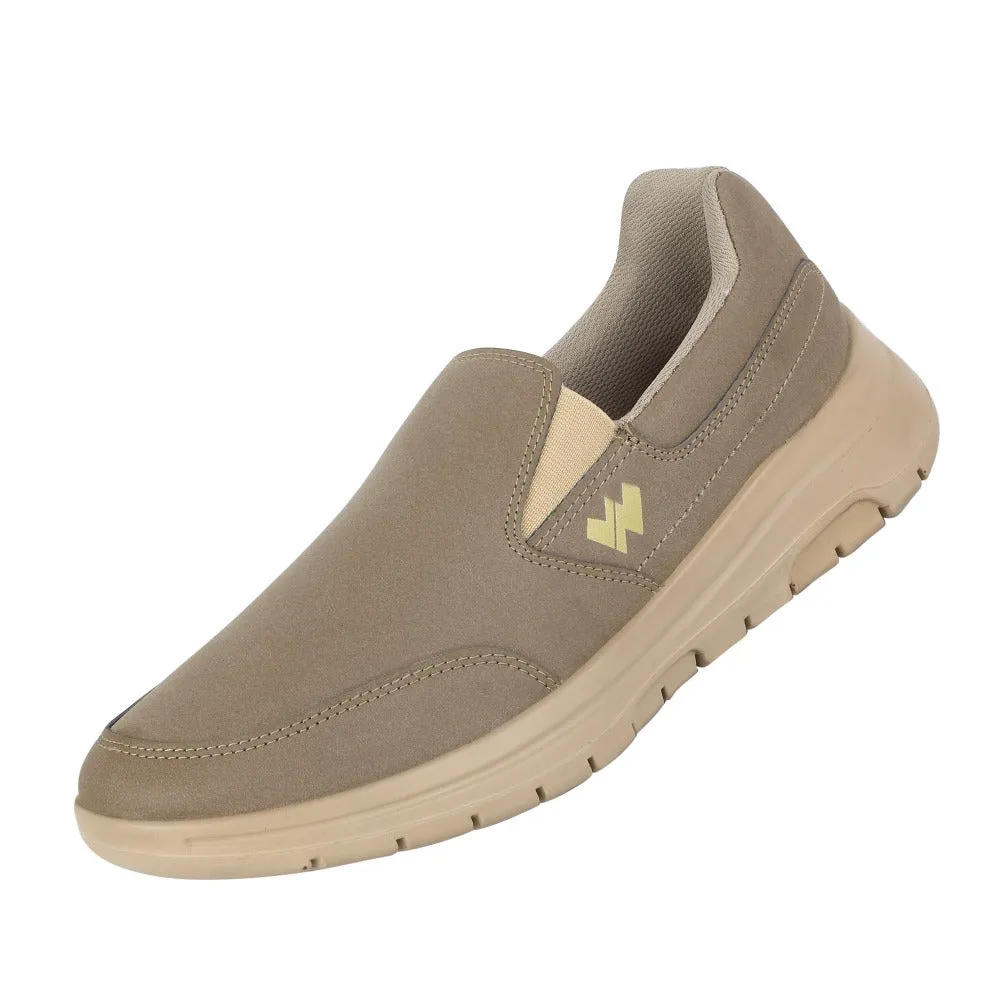 Warrior Camel Non-Lacing Casual Shoes For men Casual-Walk By Liberty