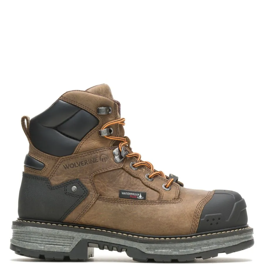 Wolverine Men's Hellcat Heavy Duty 6" Waterproof Comp Toe Work Boot