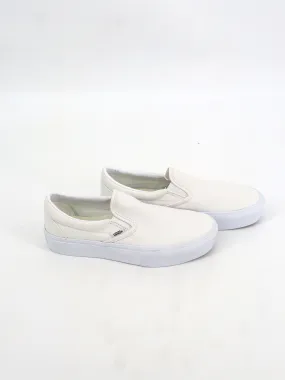 Women's Plain Solid Flat Shoes,White