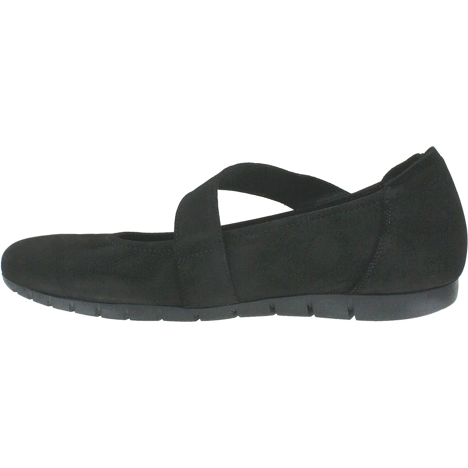 Women's Sabrinas Bruselas 85035 with Removable Arch Support Footbed Black Suede