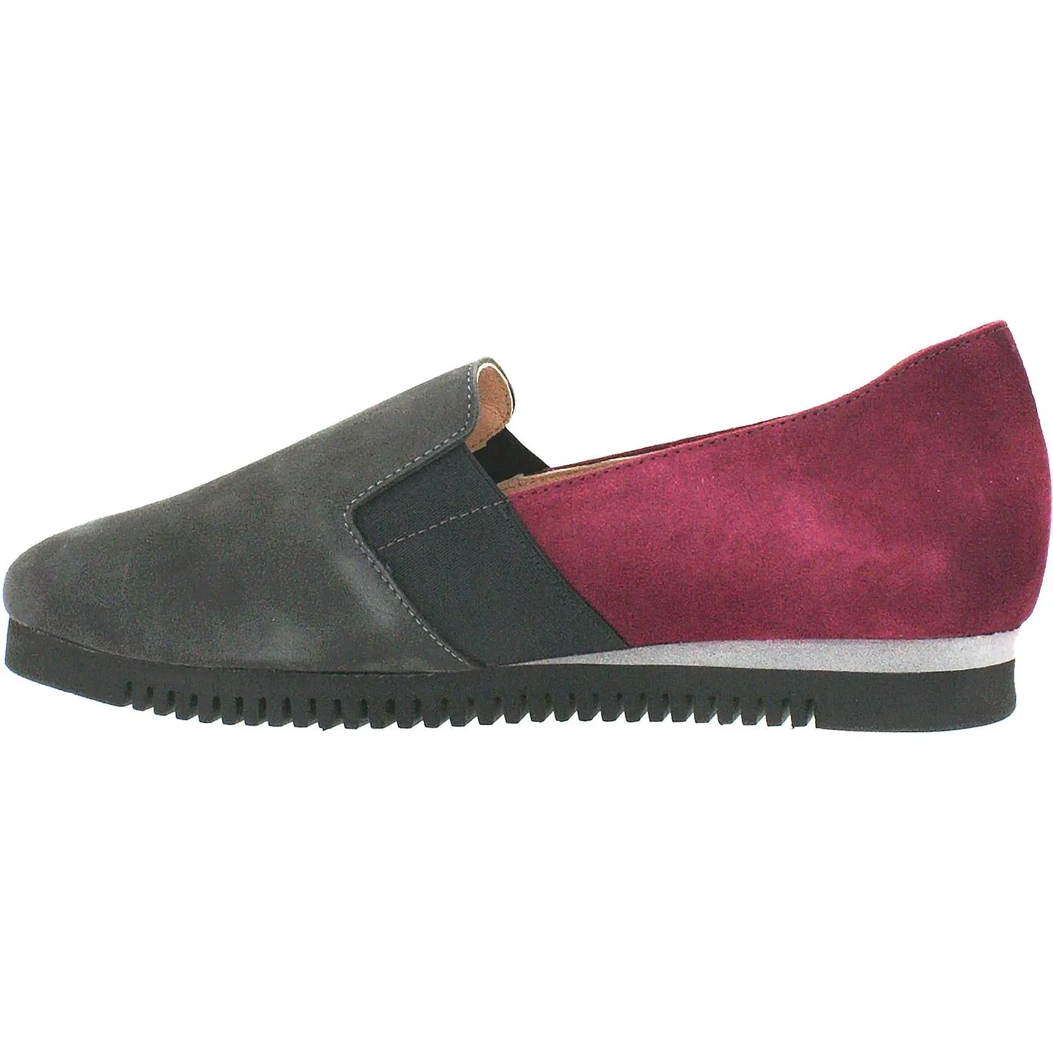 Women's Sabrinas Chicago 83024 Grey/Bordeaux Suede